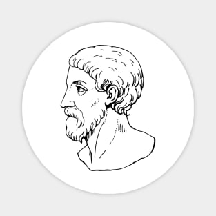 Plato-Statue Magnet